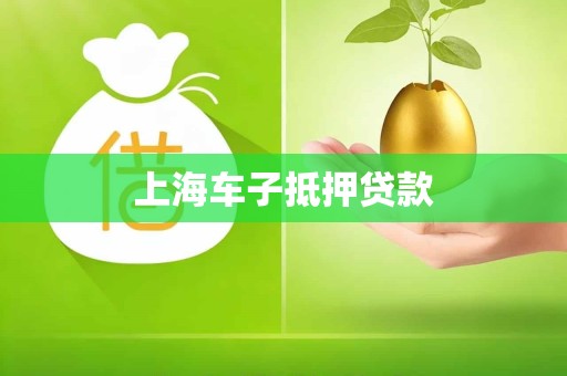 上海车子抵押贷款